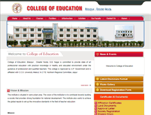 Tablet Screenshot of coebilaspur.co.in